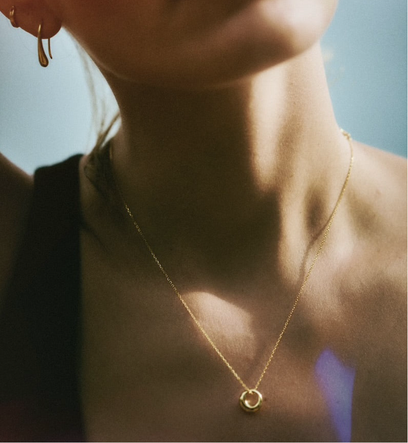 Gold Orbit Necklace