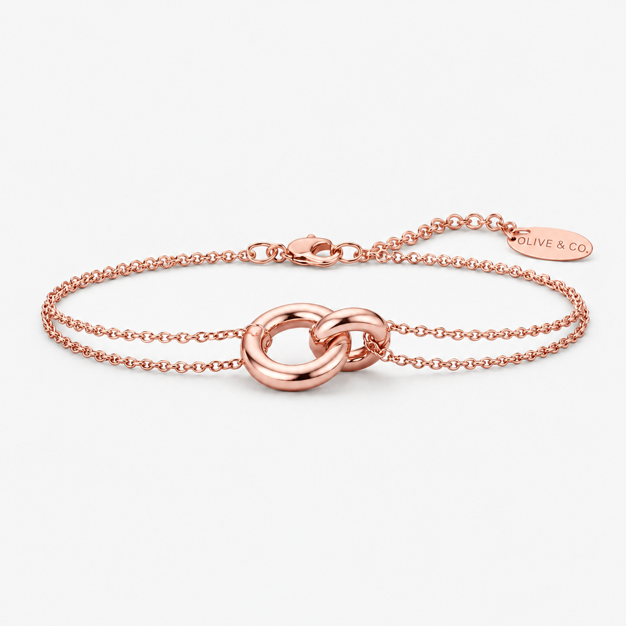 Rose Gold Unity Ring Bracelet