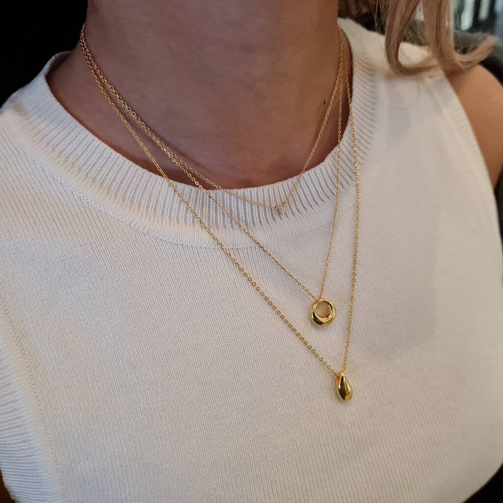 Gold Orbit Necklace