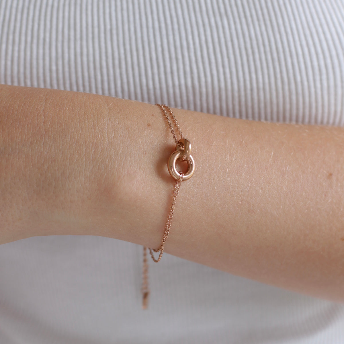 Rose Gold Unity Ring Bracelet