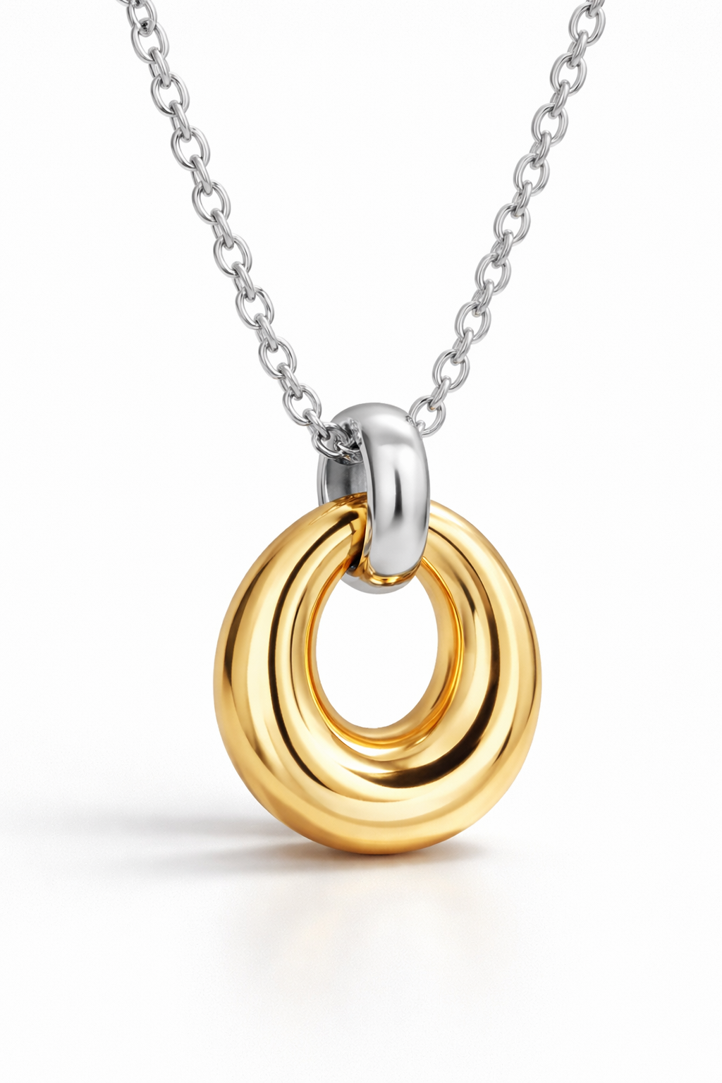 Halo Two-tone Necklace