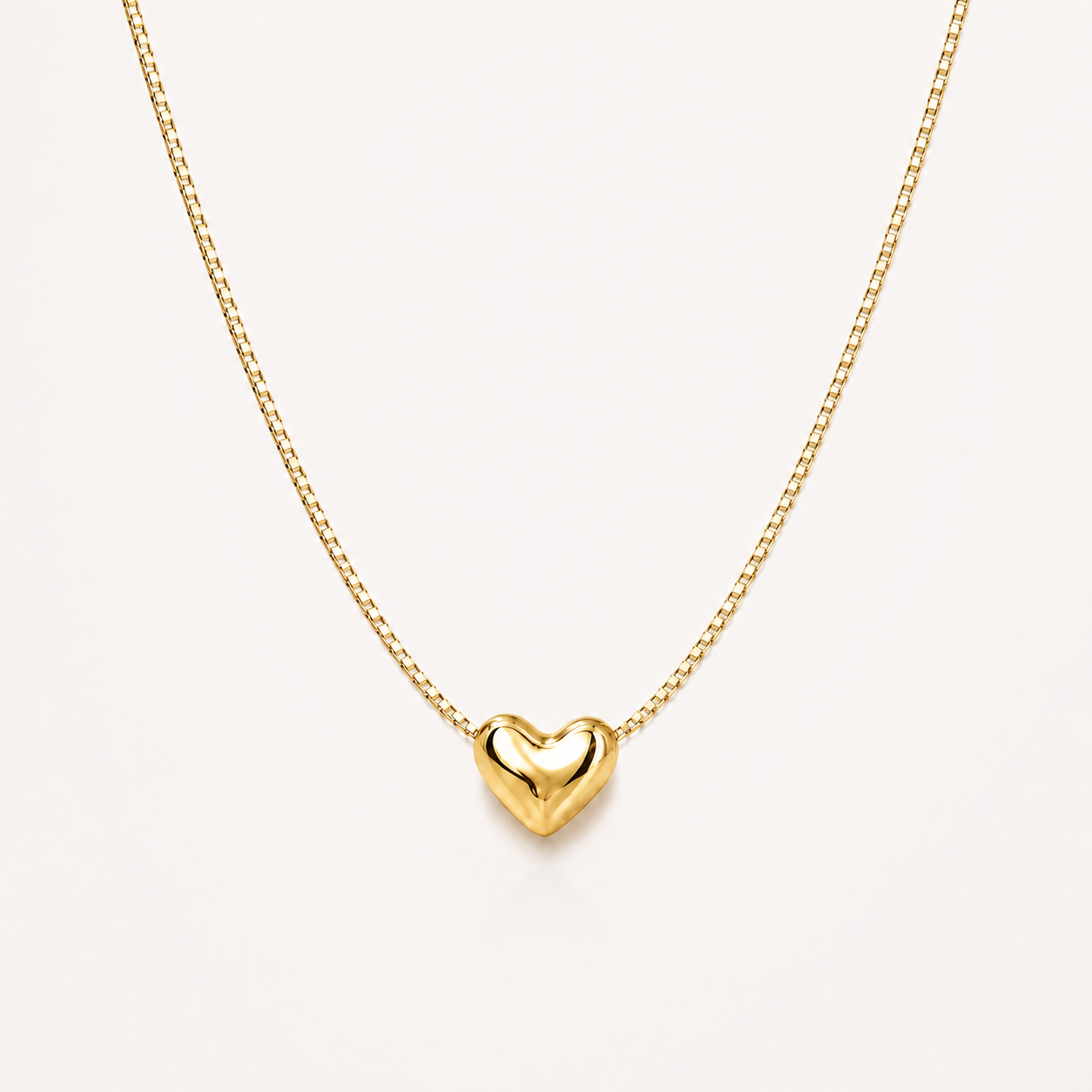 Gold Unity Heart Necklace