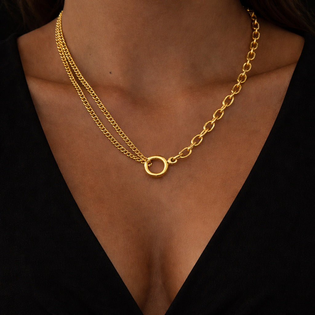 Gold Aurelia Link Necklace