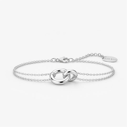 Silver Unity Ring Bracelet