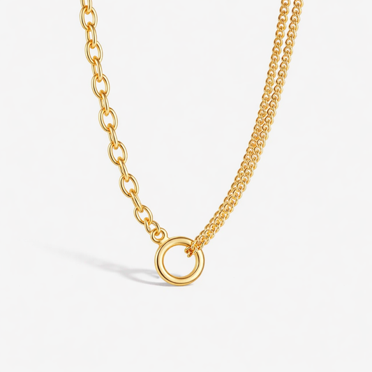 Gold Aurelia Link Necklace