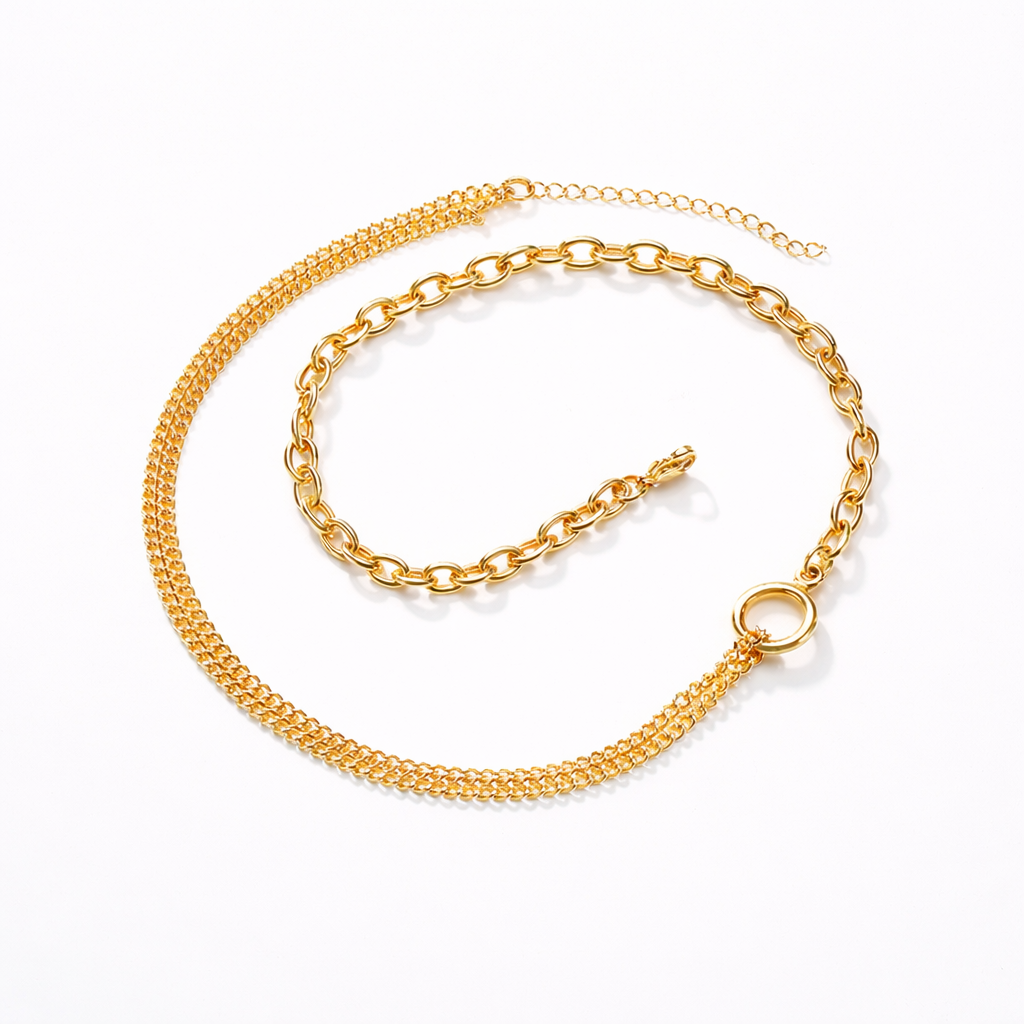 Gold Aurelia Link Necklace