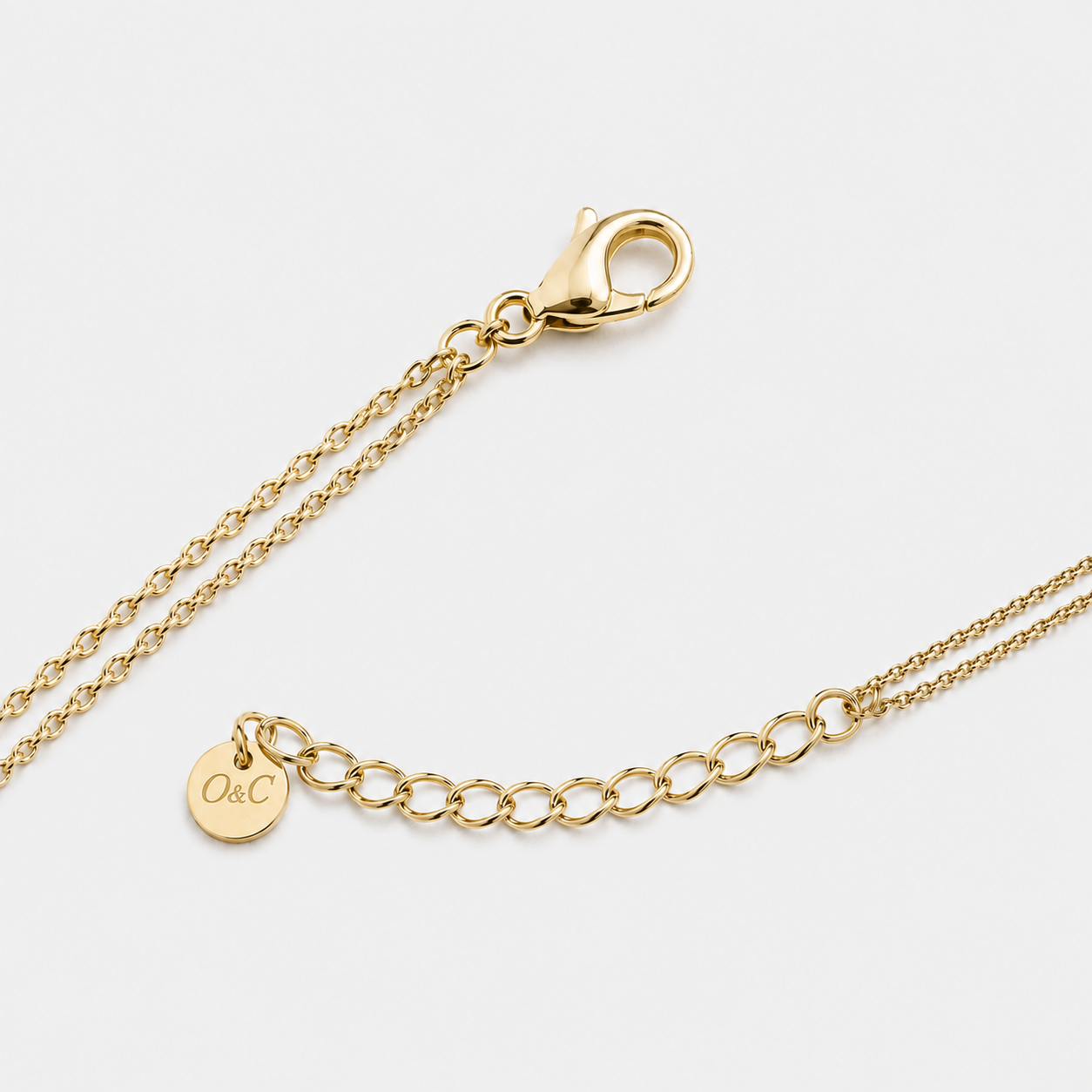 Gold Unity Ring Necklace